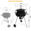 Holzkohlegrill Kugelgrill Campinggrill mit Deckel und Produktbild-Vorschau 7