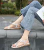 ASKSA Femmes Sandales à paillettes Été, Sandales à strass Voir les images du produit 5
