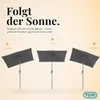 Sonnenschirm mit Kurbel inklusive Kühltasche & Tragetasche Produktbild-Vorschau 6