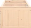 A close-up, front-facing view of a wooden hamster cage. Náhľad obrázku produktu
