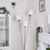Costa »Costa« runde Bodenlampe aus Metall, Nickel-matt, Produktbild-Vorschau 2