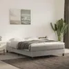 Materasso a molle, grigio chiaro, 120X210X20 cm, velluto Anteprima dell’immagine prodotto 1