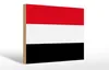 Holzschild Flagge Jemen 30x20cm Flag of Yemen Produktbild-Vorschau 1
