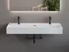 Aqua Bagno Loft Air Keramik Doppelwaschtisch 100cm Doppel Produktbild-Vorschau 3