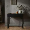 Tavolo consolle stile loft MODENA 1 cassetto 80 cm Nero Anteprima dell’immagine prodotto 8