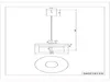 Lampa wisząca LED, z regulacją wysokości, z możliwością Podgląd zdjęcia produktu 8