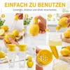 Zitronenpresse,2X Zitruspresse Mit Deckel Und Ausgießer Produktbild-Vorschau 7