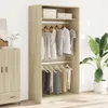 vidaXL Šatní skříň Sonoma Dub 100x50x200 cm výrobek ze Náhled obrázku produktu 3