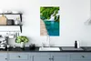 MuchoWow® Poster Brücke - Wasser - Pflanzen - Wasserfall - Produktbild-Vorschau 3