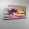 Gerahmtes Poster - Schwarzer Rahmen - Meer Strand Palme - Produktbild-Vorschau 3