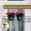 2er Set Geländertopf Balkon mit Wasserspeicher Blumentopf Produktbild-Vorschau 4