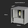 Graue LED-Wandleuchten - Quadratisch - Bridgelux - IP65 - Produktbild-Vorschau 13