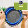 HI NATURE™ Faltbarer Seiher Sieb Set, 2-teilig, Silikon Produktbild-Vorschau 2
