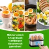 Eierkocher für 6 Eier, Dampfgarer, für Frühstückseier von Produktbild-Vorschau 6
