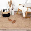 Volero - Tapis en jute - Fair Carré Naturel - 120x120 cm Voir les images du produit 5