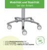 Habys Stolek na kolieskach Mobi | Nastaviteľná výška, Náhľad obrázku produktu 5