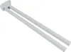 tecuro Handtuchhalter 2-teilig - Messing weiß (RAL 9010) - Produktbild-Vorschau 1