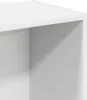 vidaXL Bücherregal 2 Fächer Weiß 40x30x76,5 cm Produktbild-Vorschau 7
