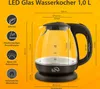 T24 Borosilikatglas Wasserkocher mit LED 1100 Watt 1 Liter Produktbild-Vorschau 2