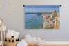 MuchoWow® Wandteppich Wandbehang Boot - Meer - Haus - Produktbild-Vorschau 3