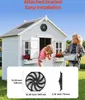Profesjonalny Wentylator Solarny Vevor 340X70 Mm 1300 Cfm Podgląd zdjęcia produktu 6