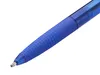 A close-up view of the tip of a blue pen. Produktbild-Vorschau