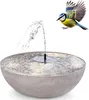 Solar-Brunnen Set für draußen - 45 cm Schale sandfarben Produktbild-Vorschau 1