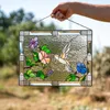 Kardinální vitrážové okno Panel skleněné okno visí pro Náhled obrázku produktu 3