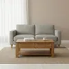 Couchtisch Eiche Massivholz 110x70 cm mit 2 Schubladen Produktbild-Vorschau 5