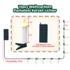 1,3m 10 LED Kerzen Lichterkette Warmweiß Weihnachtskerzen Produktbild-Vorschau 6