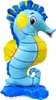 Ballon en plastique Représentant 3D, hippocampe bleu env. Voir les images du produit 1