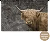 MuchoWow® Wandteppich Wandbehang Schottische Hochlandrind - Produktbild-Vorschau 1
