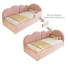 Merax Polsterbett Schlafsofa 90x200 cm L-Form mit Produktbild-Vorschau 12