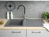 Granitspüle - Spülbecken - Küchenspüle - Moonlight Grey - Produktbild-Vorschau 5