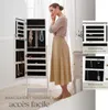 Armoire à bijoux avec miroir - blanc Voir les images du produit 4