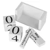Tischkalender Kalender Holz Manuelle Umrüstung Durable Chic Produktbild-Vorschau 2