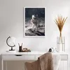 Poster - Poster ohne Rahmen - Mond Erde Astronaut - 50x70 Produktbild-Vorschau 5