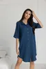 DOLCE SONNO Damen Nachthemd aus 100% Musselin-Baumwolle – Produktbild-Vorschau 1