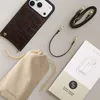 Etui na telefon Selencia Nova Croco ze sznurkiem i uchwytem Podgląd zdjęcia produktu 6