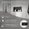 LuxeBath Wandnische aus Edelstahl, 60x30x10 cm, Schwarz, Produktbild-Vorschau 4