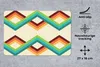 MuchoWow® Mauspad Mousepad Retro - Streifen - Design - Produktbild-Vorschau 3
