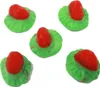 Fruchtgummi Jelly Erdbeeren mit grünem Fruchtgummi Boden Produktbild-Vorschau 2