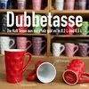 Dubbetasse rot 0,2 L ohne Aufdruck (durchgedubbt) - Produktbild-Vorschau 4