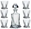 Whisky Set Bohemia Quadro Kristallglas Karaffe 850 ml und 6 Produktbild-Vorschau 7