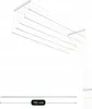 A white ceiling clothes dryer with multiple lines, shown from an angled perspective. Náhľad obrázku produktu