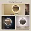 ARTFORMA LED Badspiegel rund 80 cm rahmenlos mit Touch und Produktbild-Vorschau 3