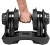 Rebel RBA-2303 Verstelbare gietijzeren eenhandige halter 24 Productafbeelding-voorbeeld 9