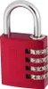 Lucchetto a combinazione 145-40 mm rosso Anteprima dell’immagine prodotto 2