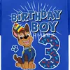 Spreadshirt Paw Patrol Chase 3 Jahre Alt 3. Geburtstag Produktbild-Vorschau 2