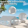 YZNAHRE Pavillon Partyzelt 4x6 m mit 6 Abnehmbaren Produktbild-Vorschau 3